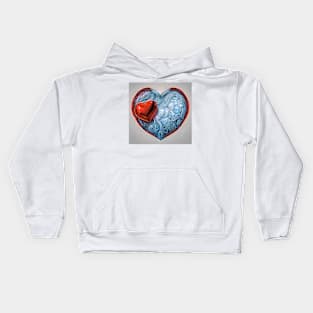 Heart in heart Kids Hoodie